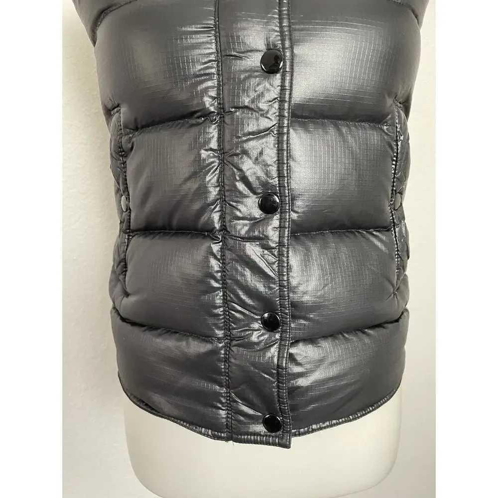 J. Crew Vest Puffer Women XXS Quilted Zip Front Down Feathers Heritage Layering‎